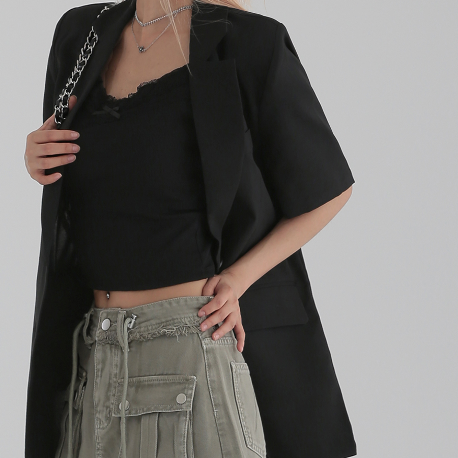 Bisco Tailored Short-Sleeve Jacket