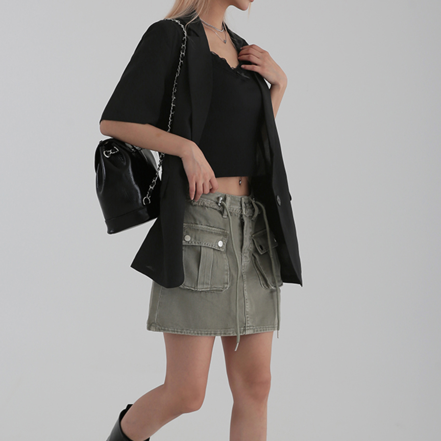 Bisco Tailored Short-Sleeve Jacket