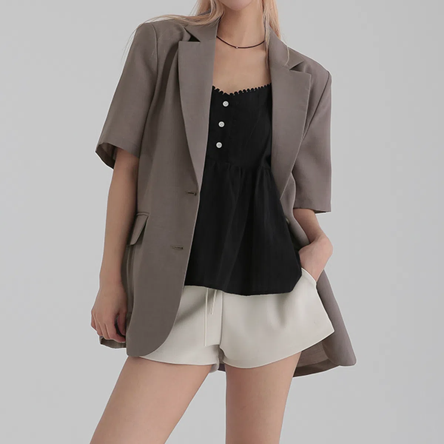 Bisco Tailored Short-Sleeve Jacket