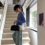 Bread Mini Crack Leather Tote — эффектная мини-сумка в винтажном стиле с современным акцентом