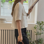 Tamila Tweed Short-Sleeve Jacket