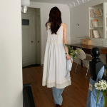 Слоистое платье миди в стиле лёгкого кэжуал