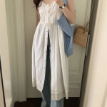 Слоистое платье миди в стиле лёгкого кэжуал