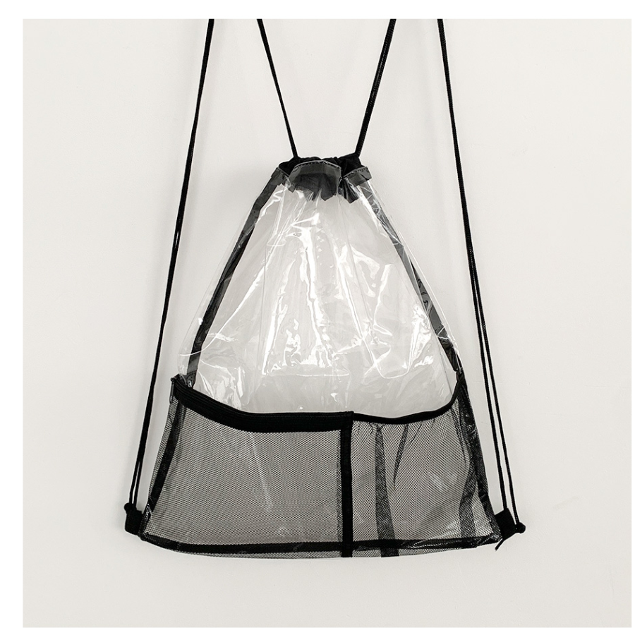 Clear Pocket Beach Bag — прозрачная и яркая сумка для пляжа, фестивалей и водных развлечений