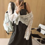 Летний A-силуэтный сарафан с поясом и накладными карманами