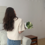 Teo Tweed Short-Sleeve Jacket