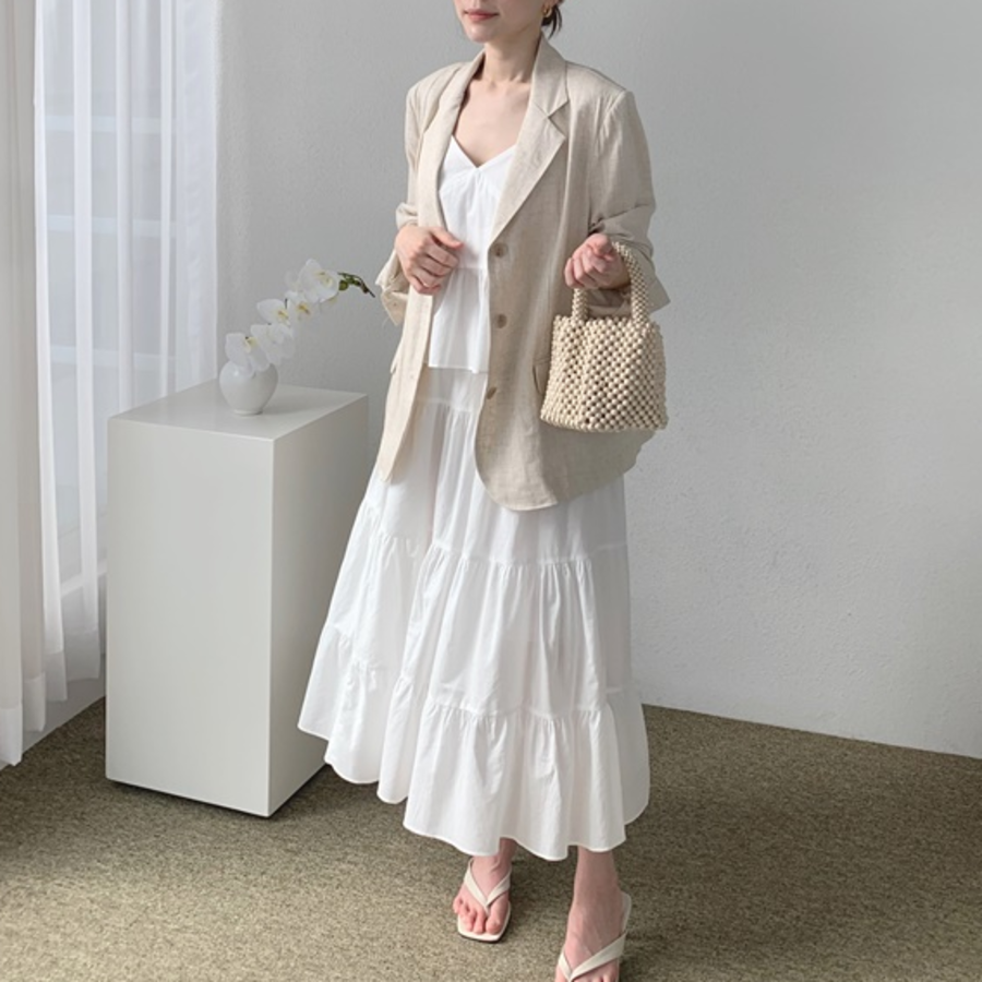 Loose Fit Women’s Linen Jacket