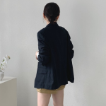 Loose Fit Women’s Linen Jacket