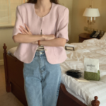 Janelle Tweed Short-Sleeve Jacket