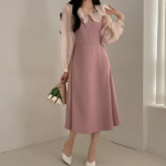 Платье с мягкими сборками — нежный выбор для торжественных случаев