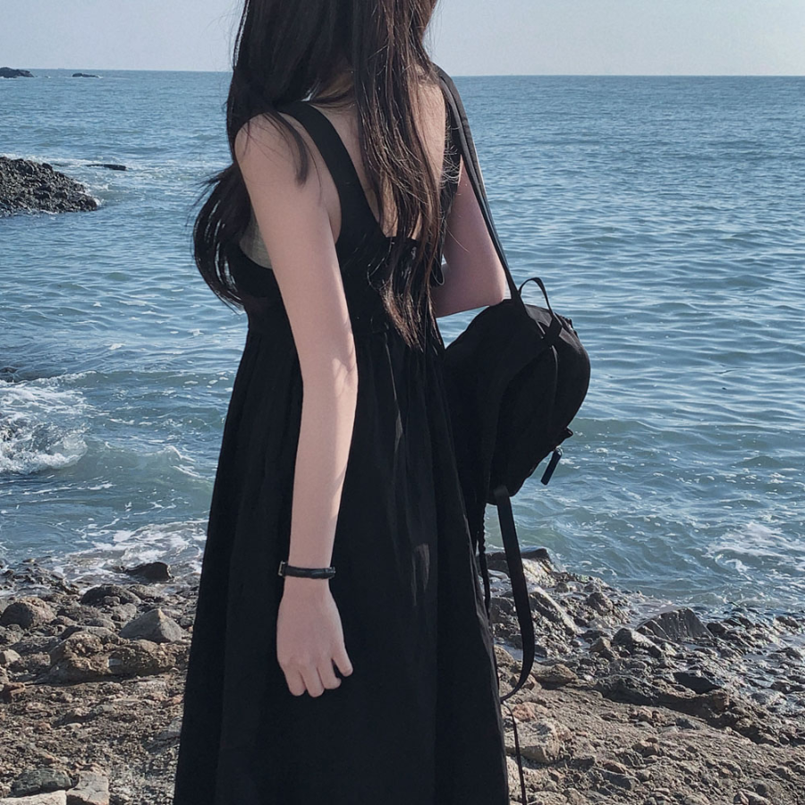 Комплект из топа и платья с каплевидным вырезом и бантиками