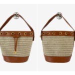 Rattan Drawstring Mini Bag — летняя мини-сумка в формате "복조리" с плетёным шармом