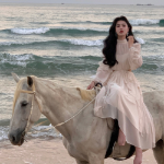 Платье из шифона с оборками в двух длинах