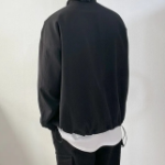 Simple Two-Way Pleated Windbreaker – Unisex Oversized Jacket