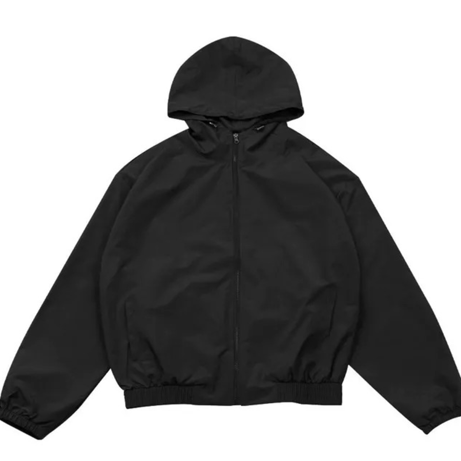 Mac Nylon Hooded Windbreaker – Lightweight Wind Jacket