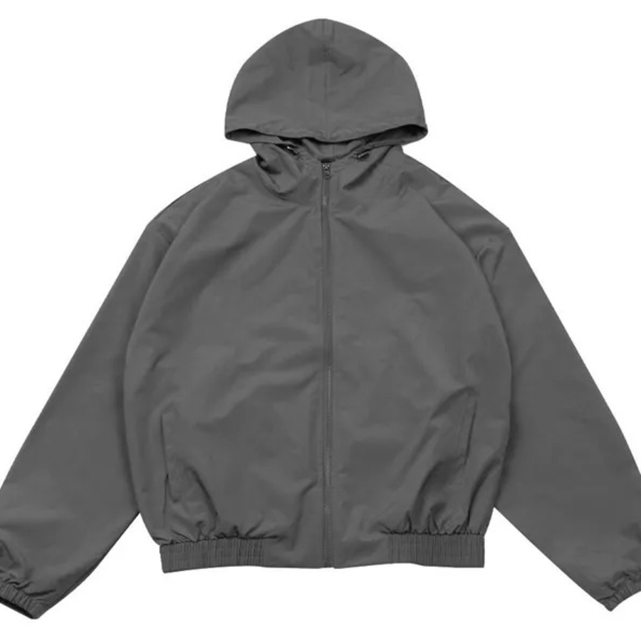 Mac Nylon Hooded Windbreaker – Lightweight Wind Jacket