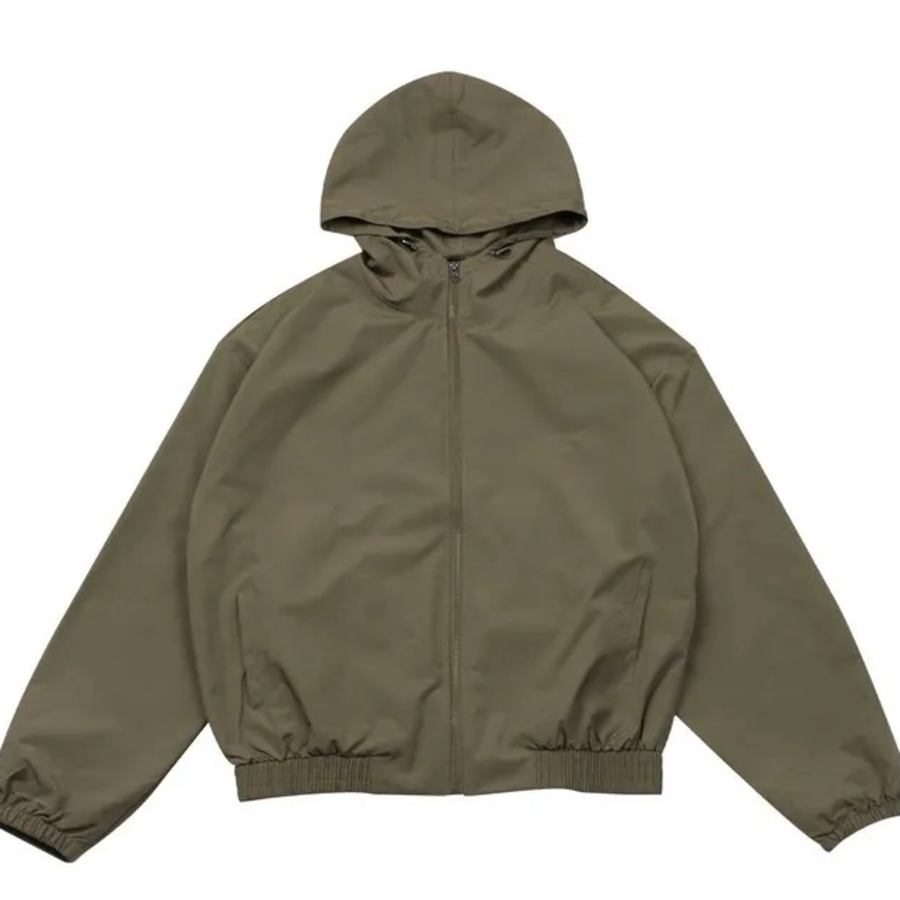 Mac Nylon Hooded Windbreaker – Lightweight Wind Jacket
