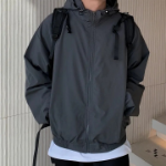 Mac Nylon Hooded Windbreaker – Lightweight Wind Jacket