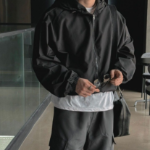 Wind String Oversized Hooded Windbreaker –  Waterproof Windstopper Jacket