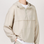 Loose Fit Half-Zip String Windbreaker Jumper