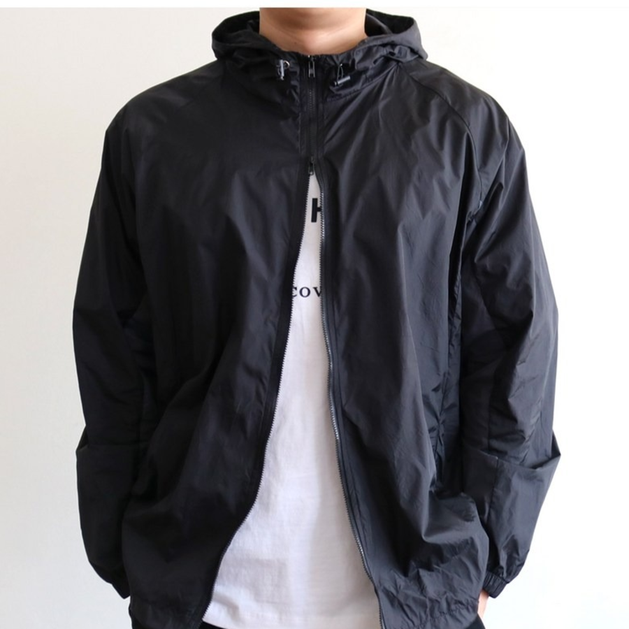 Two-Way Windbreaker – Unisex Daily Oversized Packable Lightweight Jacket