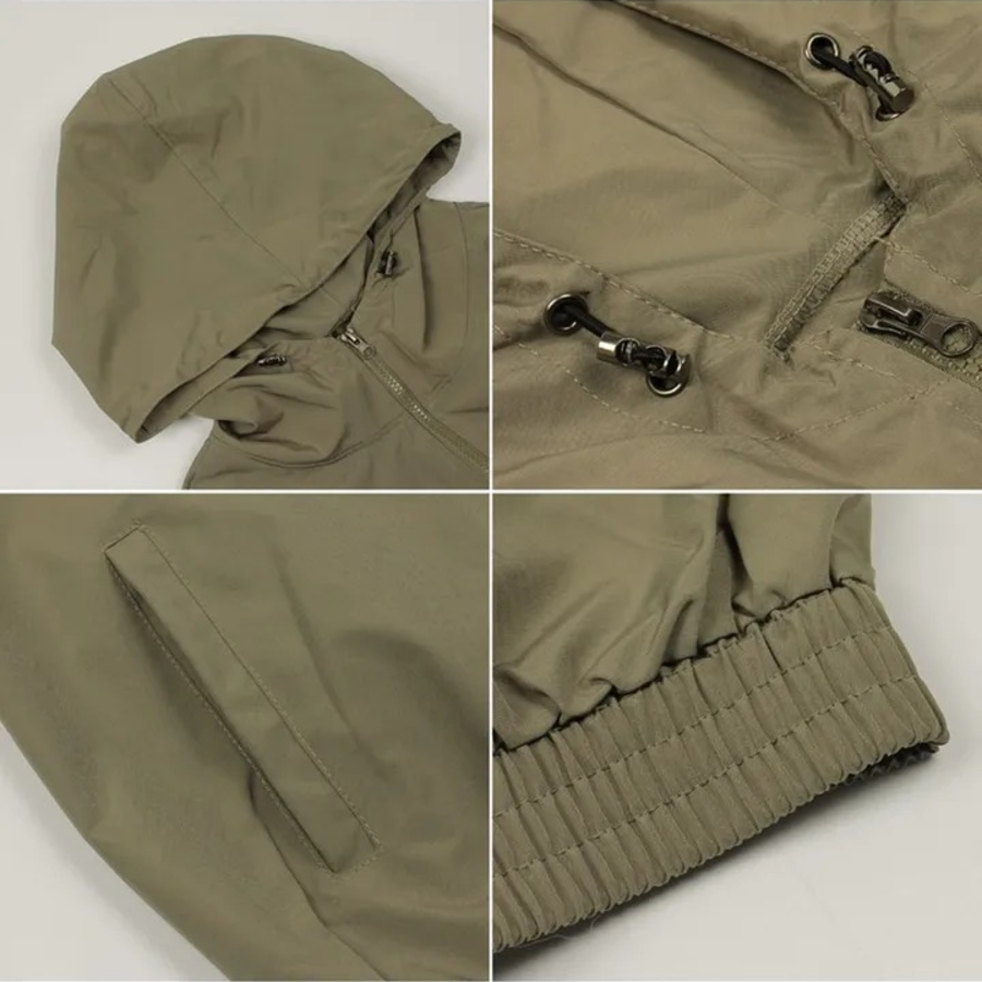 Seasonal Essential Hooded Windbreaker – Lightweight Hooded Jacket