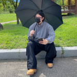 Oversized 2-WAY Windbreaker Jacket – Unisex Mid-Season Outerwear