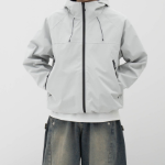 Gorpcore Oversized Hooded Windbreaker – Mid-Season Jacket