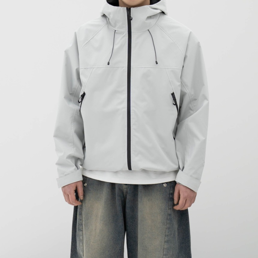 Gorpcore Oversized Hooded Windbreaker – Mid-Season Jacket