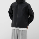 Gorpcore Oversized Hooded Windbreaker – Mid-Season Jacket