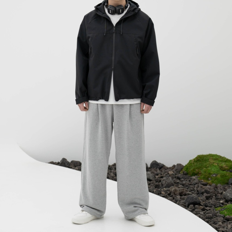 Gorpcore Oversized Hooded Windbreaker – Mid-Season Jacket