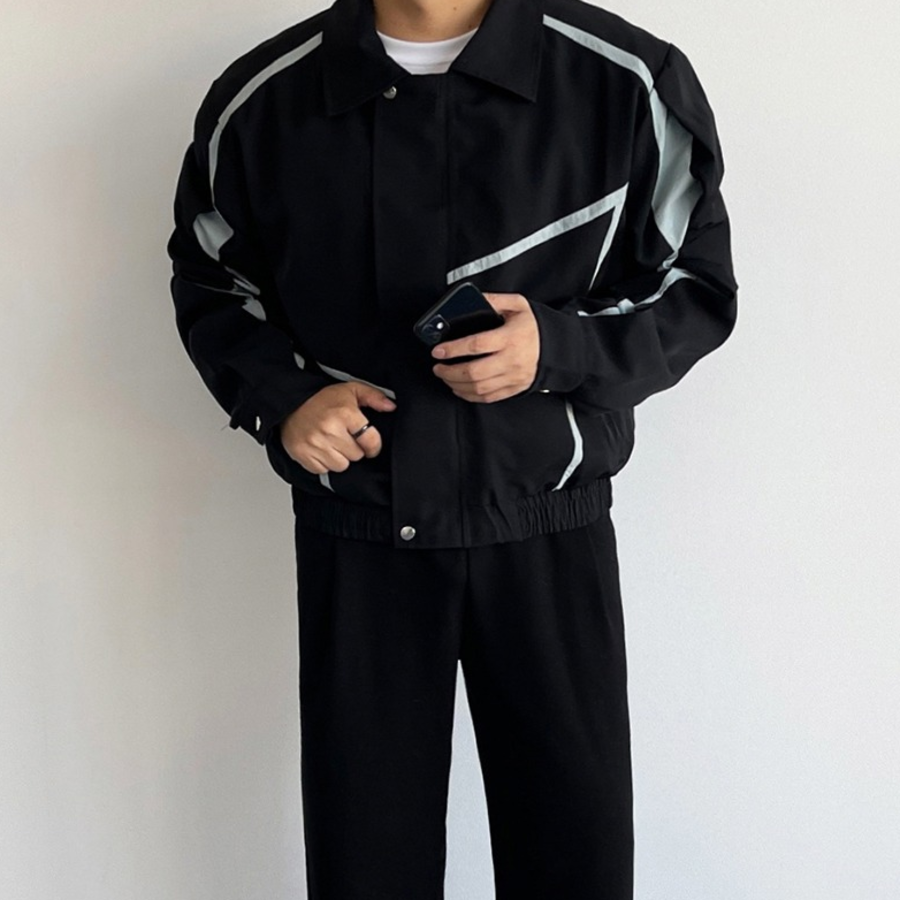 Anorak Cropped Running Windbreaker – Varsity Short Oversized Jacket