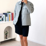 Men's Zip-Up Windbreaker Jacket – Collared Mid-Season Outerwear