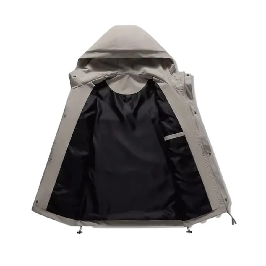 Gorpcore Oversized Hooded Windbreaker Jacket – Casual Street Zip-Up