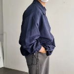 Lightweight Wind String Oversized 2-Way Windbreaker Jacket