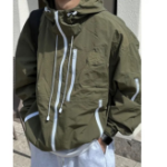 Mountain Field 2-Way Nylon Windbreaker Jacket