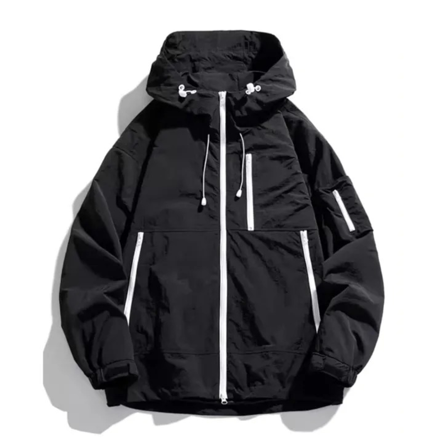 Mountain Field 2-Way Nylon Windbreaker Jacket
