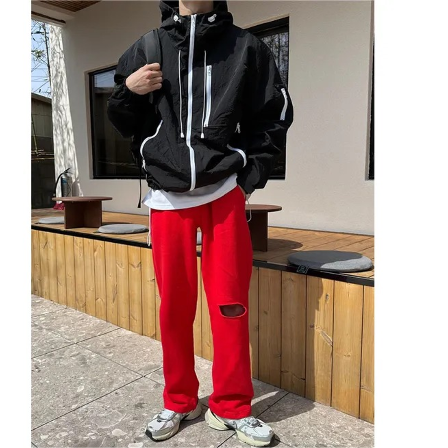 Mountain Field 2-Way Nylon Windbreaker Jacket