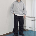 Nylon Windbreaker Hooded Anorak