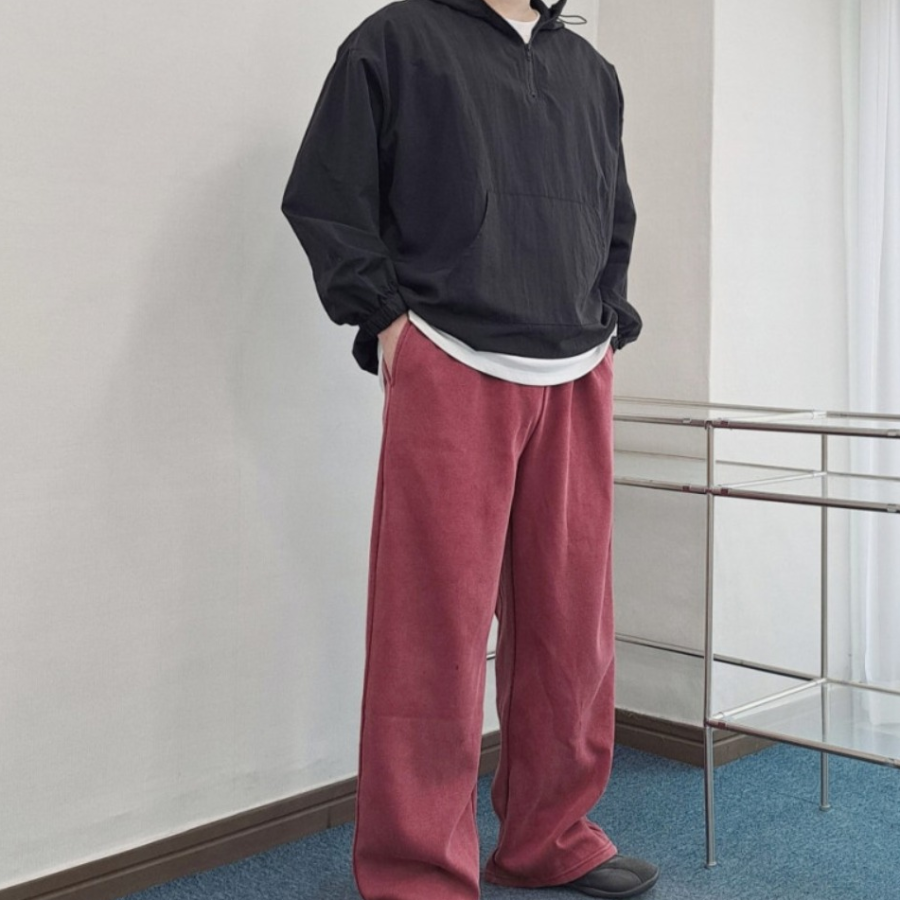 Nylon Windbreaker Hooded Anorak