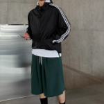 Track Line Oversized Hooded Windbreaker