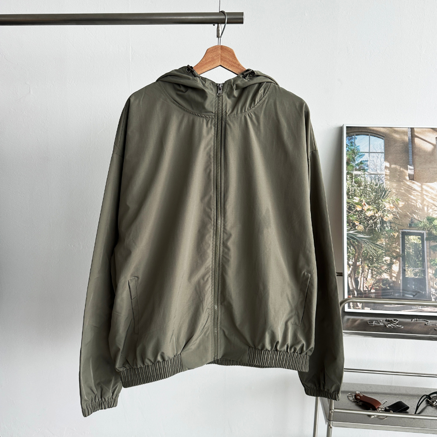 Basic Windbreaker Oversized Jacket