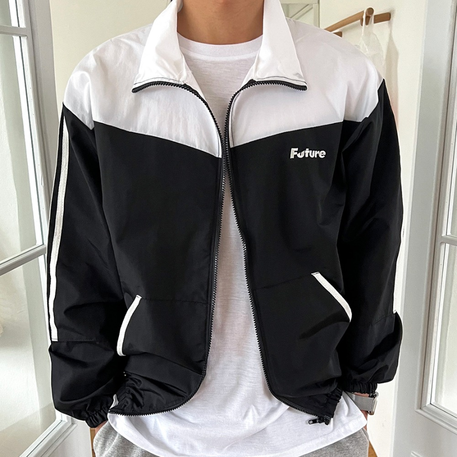 Future Colorblock Line Track Jacket Zip-Up Windbreaker