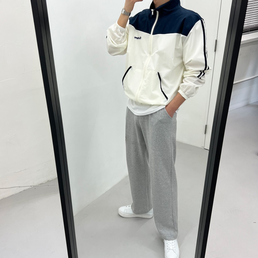 Future Colorblock Line Track Jacket Zip-Up Windbreaker