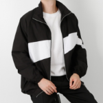 Freak Spring Windbreaker Oversized Colorblock Zip-Up Windbreaker