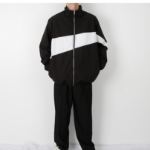 Freak Spring Windbreaker Oversized Colorblock Zip-Up Windbreaker