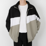 Свободный размер-Хаки-Ветровка