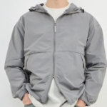 M-Серый-Ветровка