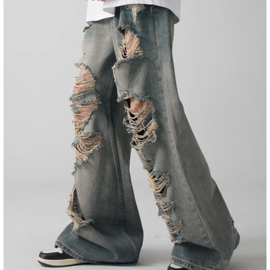 Paladin Destroy Vintage Oversized Denim Pants