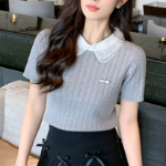 JAY – Collar Short Sleeve Knit